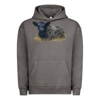 Pigment Tornado Black Angus Calf Illustrations Urban Hoodie - LillyAllenDesigns
