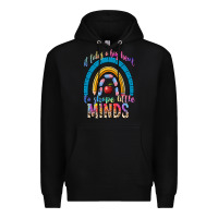 Black it takes a big heart to shape little Premium Hoodie - NancyCooperArtShop