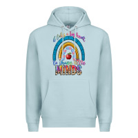 Blue Mist it takes a big heart to shape little Premium Hoodie - NancyCooperArtShop