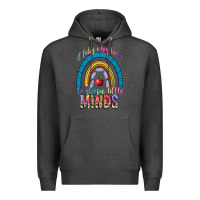 Charcoal Heather it takes a big heart to shape little Premium Hoodie - NancyCooperArtShop
