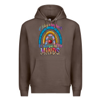 Coffee it takes a big heart to shape little Premium Hoodie - NancyCooperArtShop