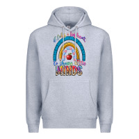 Heather Grey it takes a big heart to shape little Premium Hoodie - NancyCooperArtShop