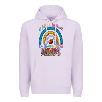 Lilac it takes a big heart to shape little Premium Hoodie - NancyCooperArtShop