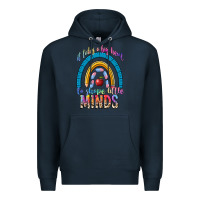 Navy it takes a big heart to shape little Premium Hoodie - NancyCooperArtShop