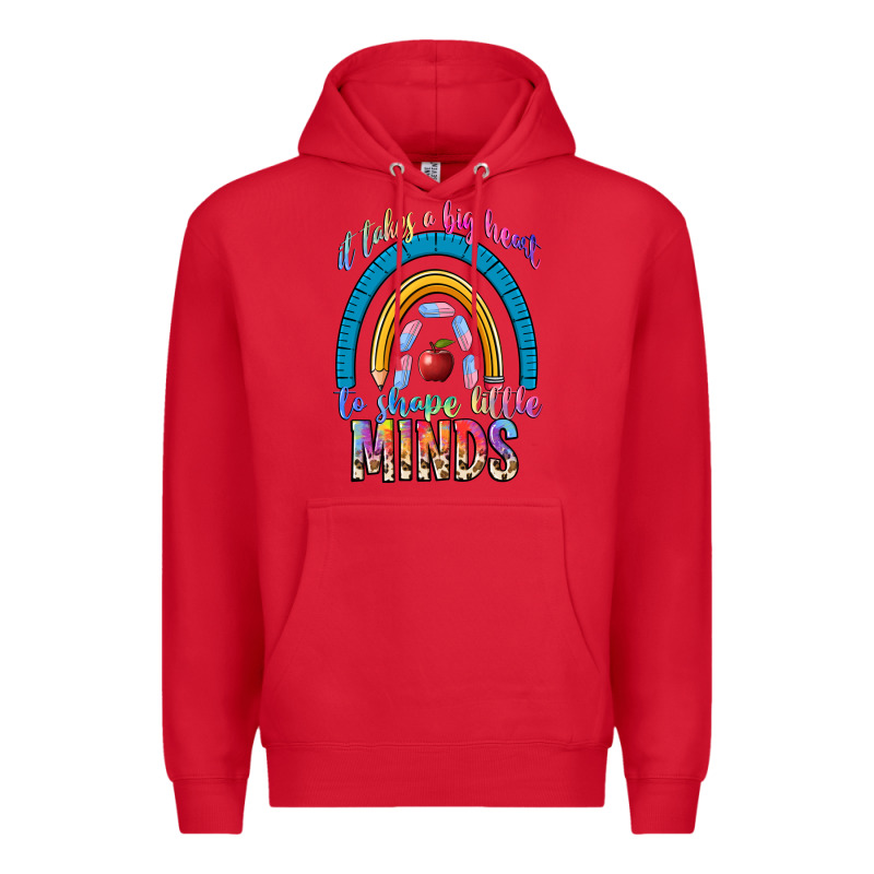 It Takes A Big Heart To Shape Little Premium Hoodie by NancyCooperArtShop | Teevron