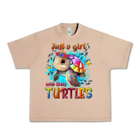 Burro just a girl who loves turtles Urban Heavy Tee - texasbilliewilder