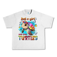 Lunar Rock just a girl who loves turtles Urban Heavy Tee - texasbilliewilder
