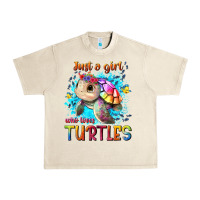 Sandshell just a girl who loves turtles Urban Heavy Tee - texasbilliewilder
