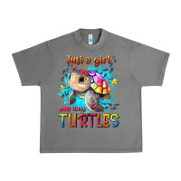 Tornado just a girl who loves turtles Urban Heavy Tee - texasbilliewilder