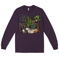 Plum west wild Long Sleeve Tee - SublimationCraftShop