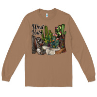 Toasted Coconut west wild Long Sleeve Tee - SublimationCraftShop