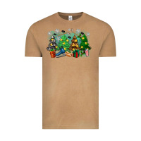 Vintage Camel christmas trees with hockey Vintage Tee - Zillion Design Studio