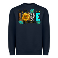 Navy for the love of sunshine Heavyweight Sweatshirt - RanaPortraitStore