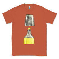 Copper yellow highlighter pen fa element Classic Tee - FaDigitalArtStudio