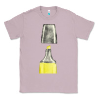 Lilac yellow highlighter pen fa element Classic Tee - FaDigitalArtStudio