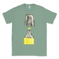 Sage yellow highlighter pen fa element Classic Tee - FaDigitalArtStudio