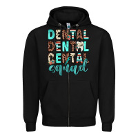 Black dental squad Zipper Hoodie - JahusDesignShop