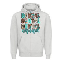 Dove Grey dental squad Zipper Hoodie - JahusDesignShop
