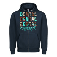 Navy dental squad Zipper Hoodie - JahusDesignShop