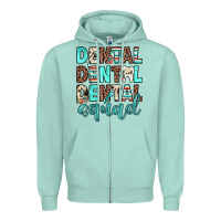 Seafoam dental squad Zipper Hoodie - JahusDesignShop