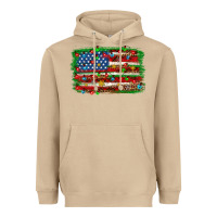 Mushroom Christmas american flag Heavyweight Hoodie - NancyCooperArtShop