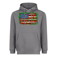 Storm Christmas american flag Heavyweight Hoodie - NancyCooperArtShop