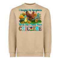 Mushroom i googled my symptoms turns out i need more chicke Heavyweight Sweatshirt - RanaPortraitStore