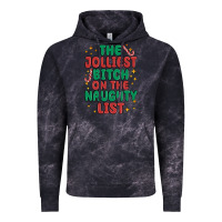 Cloud Black the jolliest bitch on the naughty list Vintage Hoodie - MaliasSmallBusiness