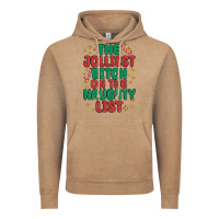Vintage Coffee the jolliest bitch on the naughty list Vintage Hoodie - MaliasSmallBusiness