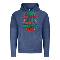 Vintage Denim the jolliest bitch on the naughty list Vintage Hoodie - MaliasSmallBusiness