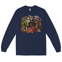 Navy western Long Sleeve Tee - SublimationCraftShop