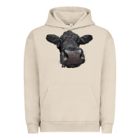 Black Angus Heifer Urban Hoodie | Teevron
