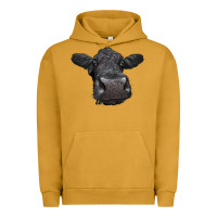 Pigment Peanut Butter Black Angus Heifer Urban Hoodie - LillyAllenDesigns