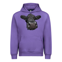 Tulip Black Angus Heifer Urban Hoodie - LillyAllenDesigns