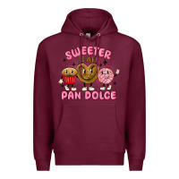 Burgundy sweeter than pan dolce Premium Hoodie - MaliasSmallBusiness