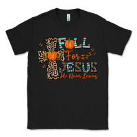Black fall for jesus he never leaves Classic Tee - CowhideDigitalArt