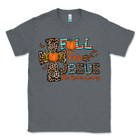 Charcoal Heather fall for jesus he never leaves Classic Tee - CowhideDigitalArt