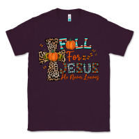Plum fall for jesus he never leaves Classic Tee - CowhideDigitalArt
