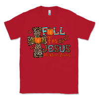 Red fall for jesus he never leaves Classic Tee - CowhideDigitalArt