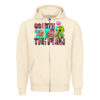 Sandshell go with the flow Zipper Hoodie - AdoDesignShop