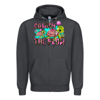 Smoke go with the flow Zipper Hoodie - AdoDesignShop