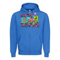 True Royal go with the flow Zipper Hoodie - AdoDesignShop