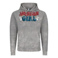 Cloud Rock american girl Vintage Hoodie - MaliasSmallBusiness