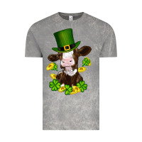Cloud Rock st patricks day cow Vintage Tee - RanaPortraitStore