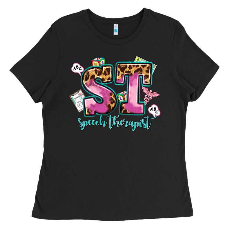 Speech Therapist Ladies Tee by AdoDesignShop | Teevron