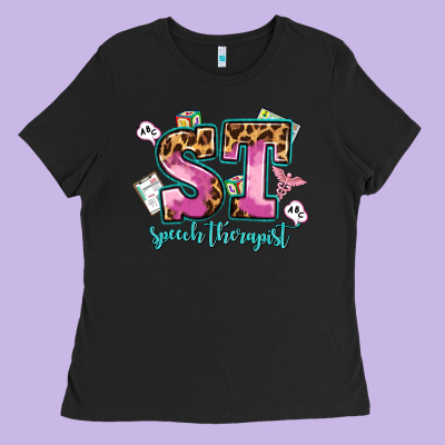 Speech Therapist Ladies Tee Designed By Adodesignshop