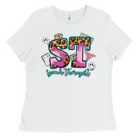 White speech therapist Ladies Tee - AdoDesignShop