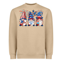 Mushroom fourth of july gnomes Heavyweight Sweatshirt - RanaPortraitStore