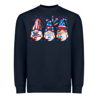 Navy fourth of july gnomes Heavyweight Sweatshirt - RanaPortraitStore