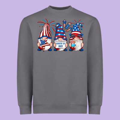 Heavyweight Sweatshirt fourth of july gnomes
